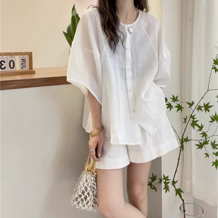 Womens Casual Batwing Sleeve Shirt