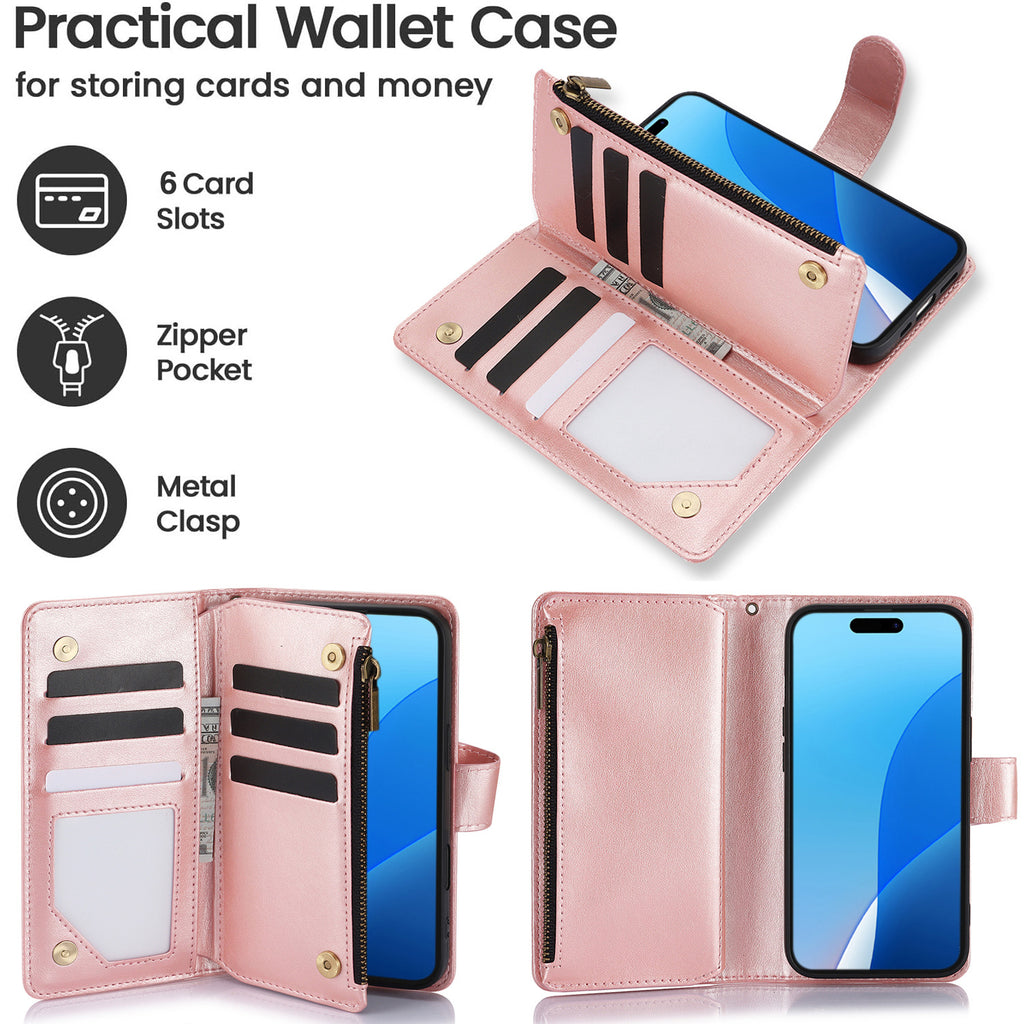Creative Butterfly Zipper Bag Compatible with iPhone 17 Pro