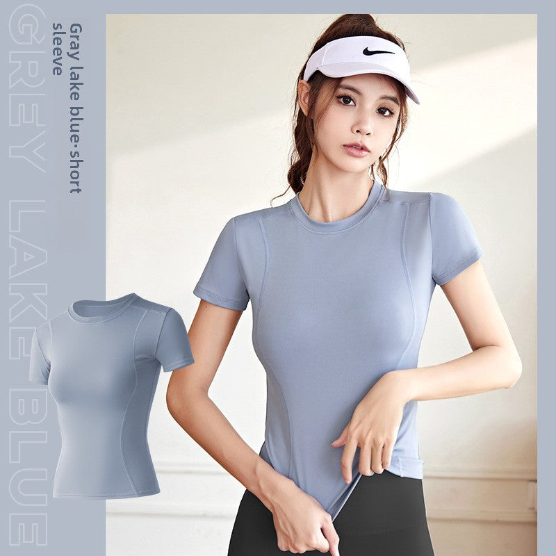Stretch Fitness T-Shirt Women Sports Top