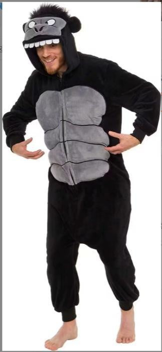 2025 New Flannel Cartoon Animal Onesie Pajamas for Couples