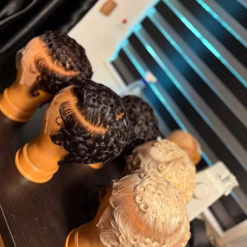 Short Curly Human Hair Wigs