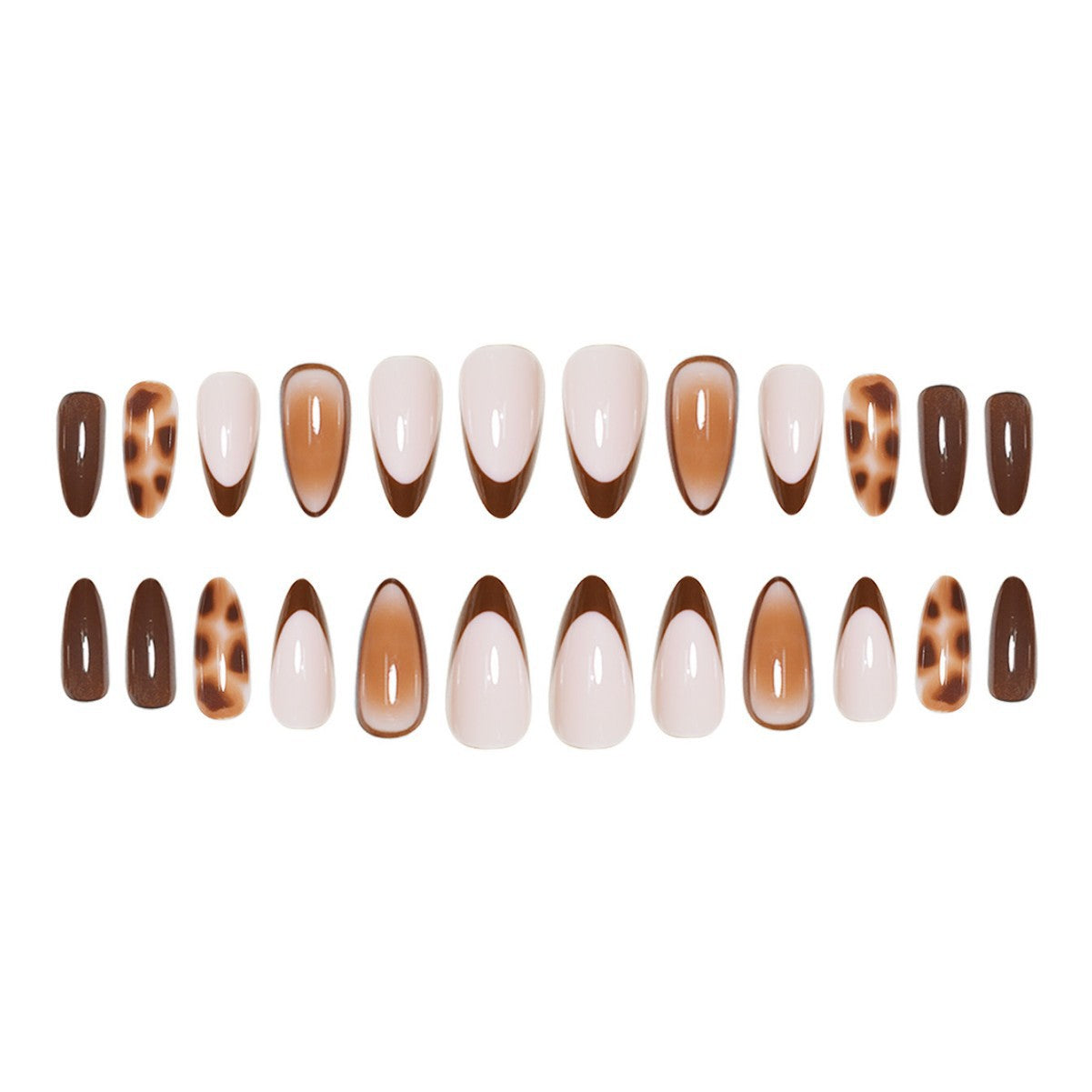 Wearing leopard-print nails enhances skin brightness.