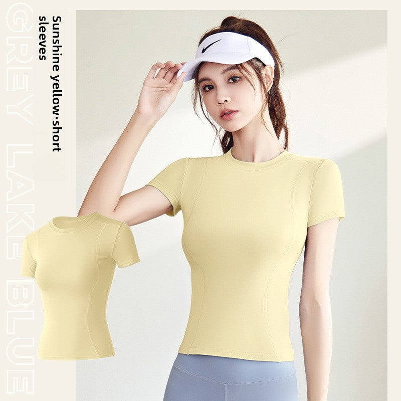 Stretch Fitness T-Shirt Women Sports Top