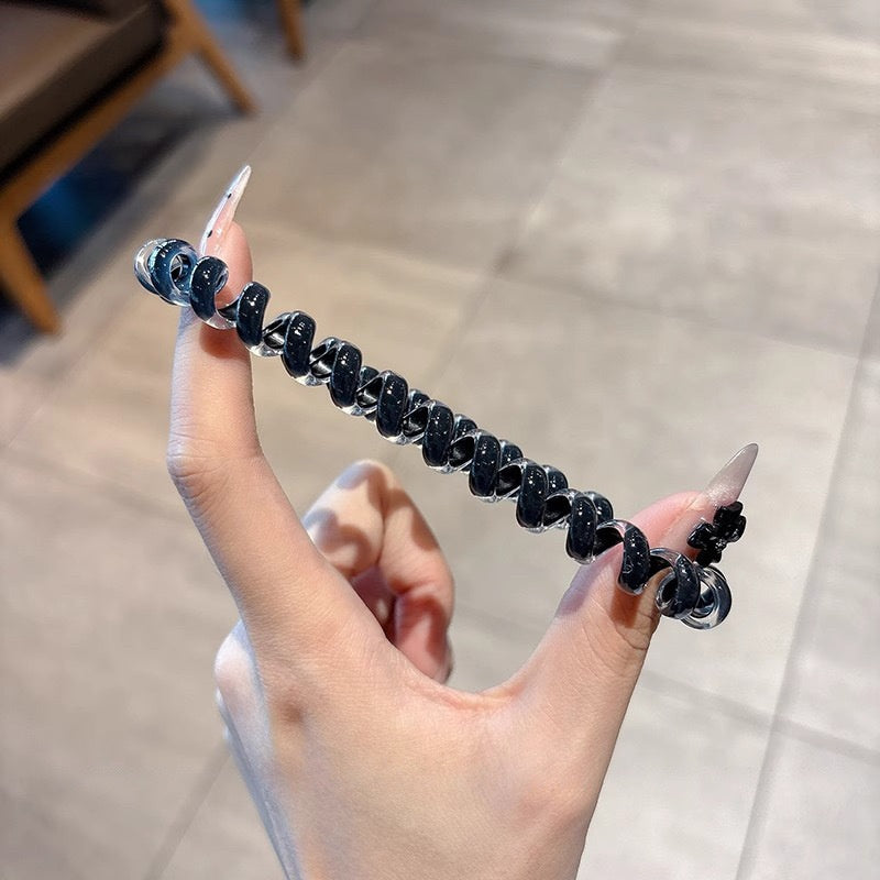 Korean-Style Grape Coconut Polka Dot Hair Tie