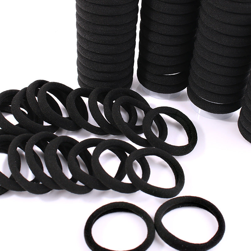 Durable rubber band hair tie for women