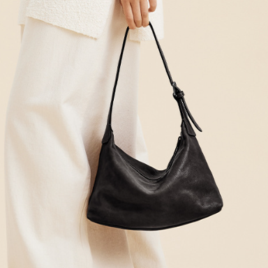Genuine Leather Hobo Bag for Women