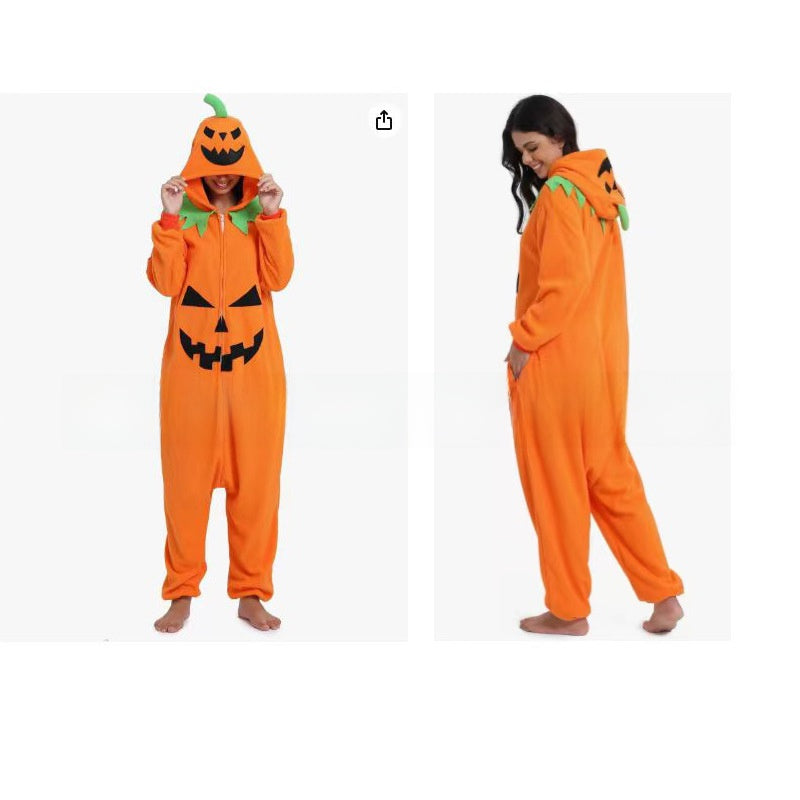 2025 New Flannel Cartoon Animal Onesie Pajamas for Couples