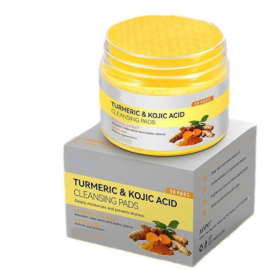 Exfoliating Turmeric Kojic Acid Cleansing Pad