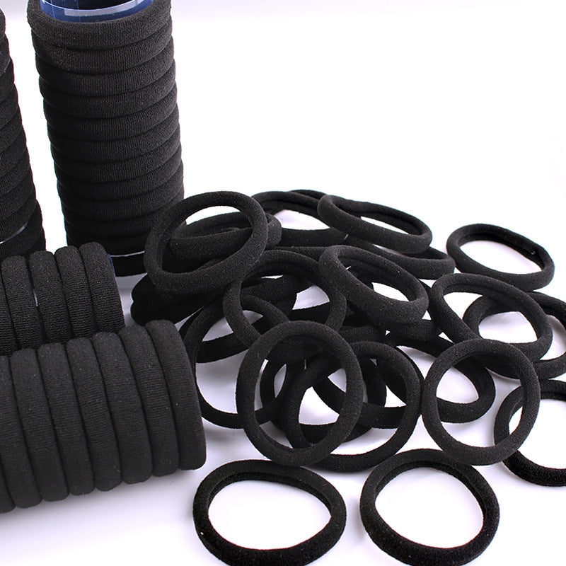 Durable rubber band hair tie for women