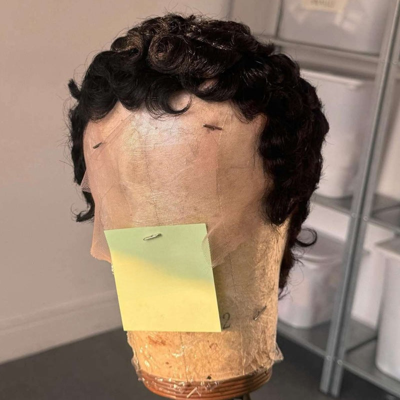 Short Curly Human Hair Wigs