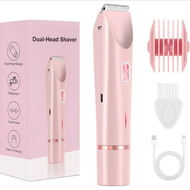 Ladies' hair trimming and shaving instrument
