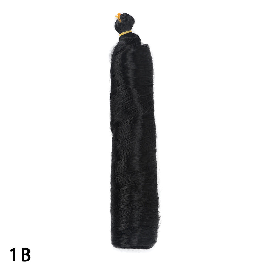 Crochet hair tubes curved wigs braids