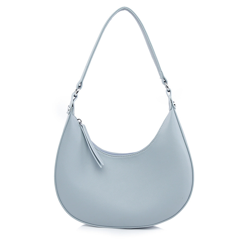 Niche-design crescent-shaped handbag for women