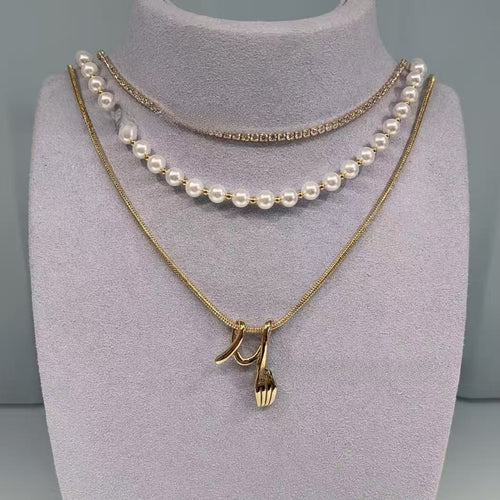 All-match pearl necklace