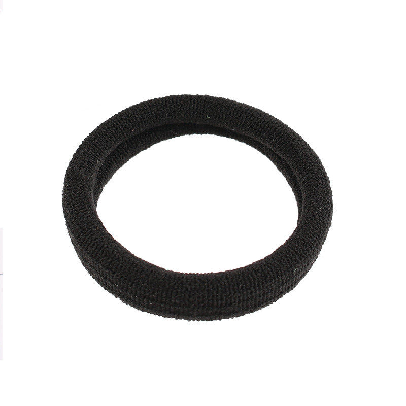 Durable rubber band hair tie for women