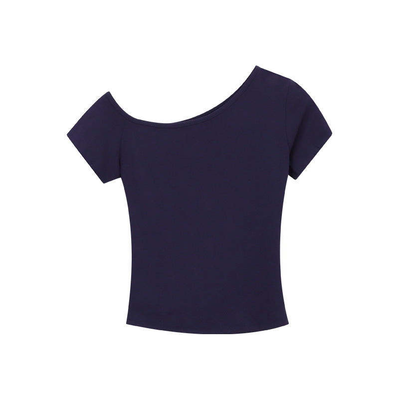 Off-shoulder short sleeve