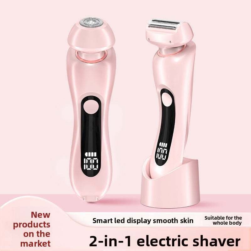 Ladies' hair trimming and shaving instrument