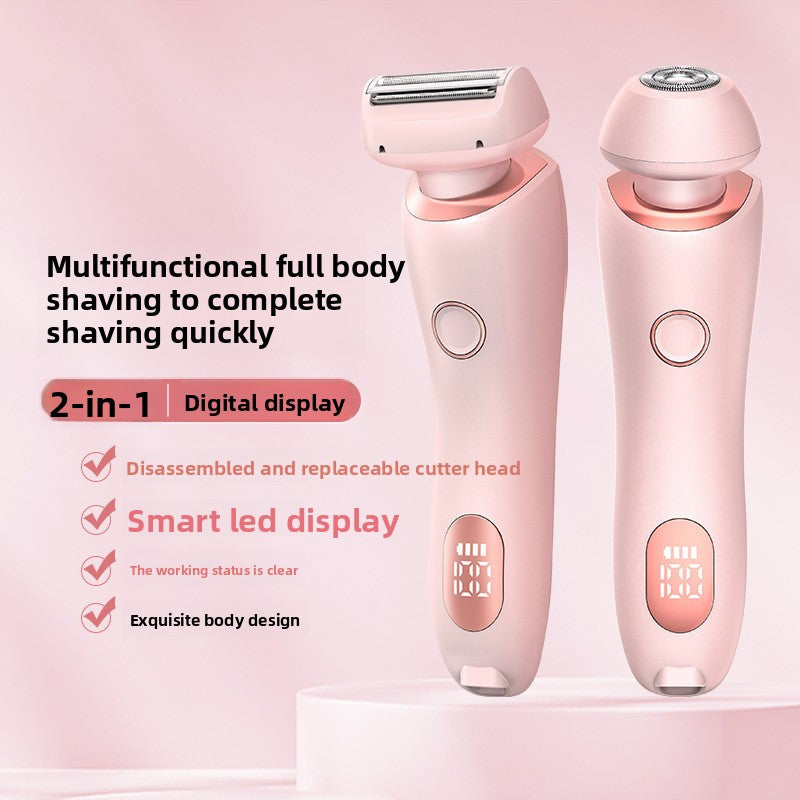 Ladies' hair trimming and shaving instrument