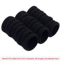 Durable rubber band hair tie for women