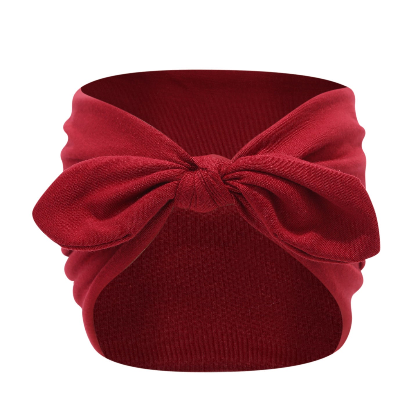 Wide-edge rabbit-ear hairband - solid color elastic yoga sports headband