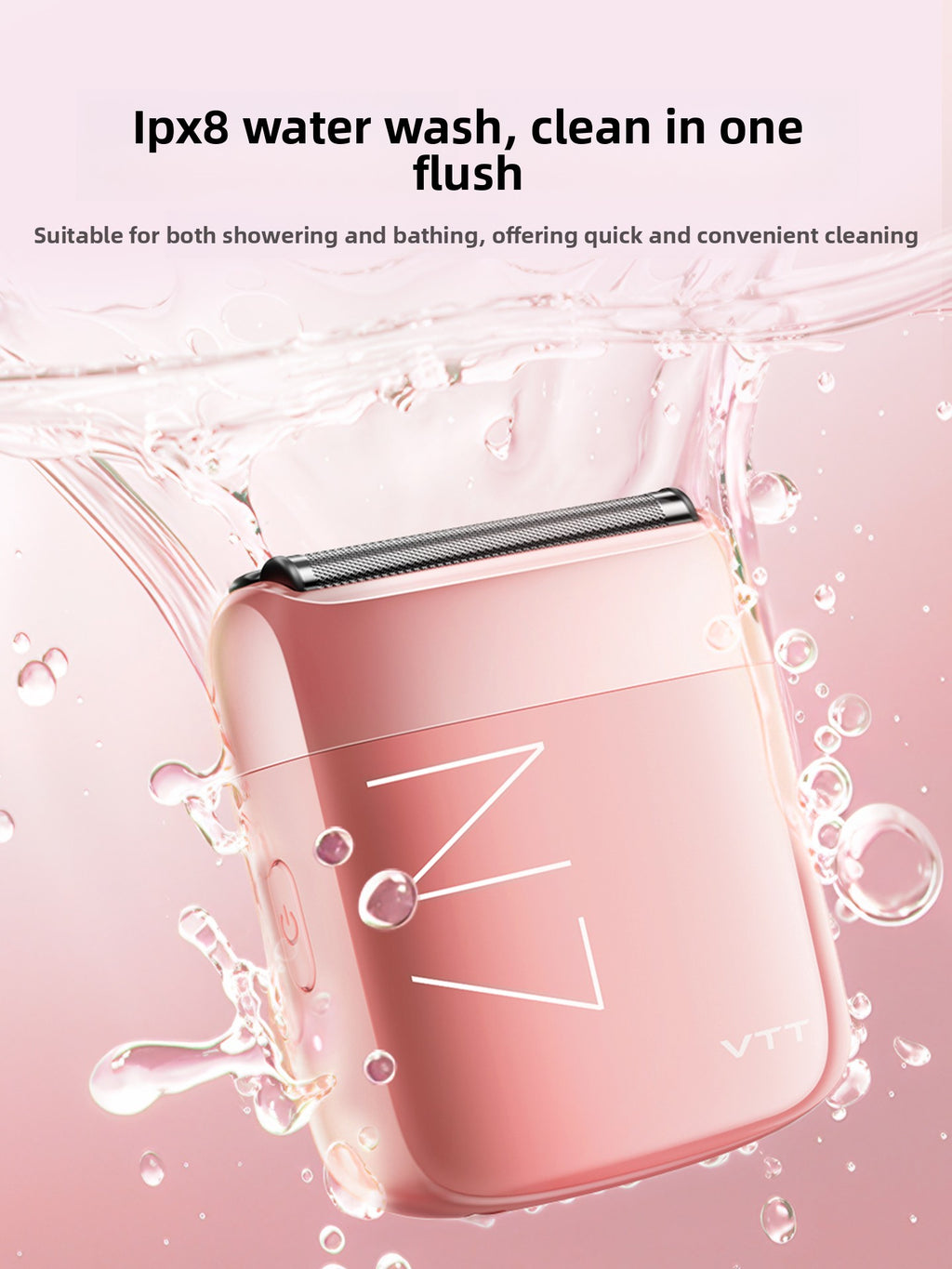 Electric Personal Shaver for Body Hair Removal