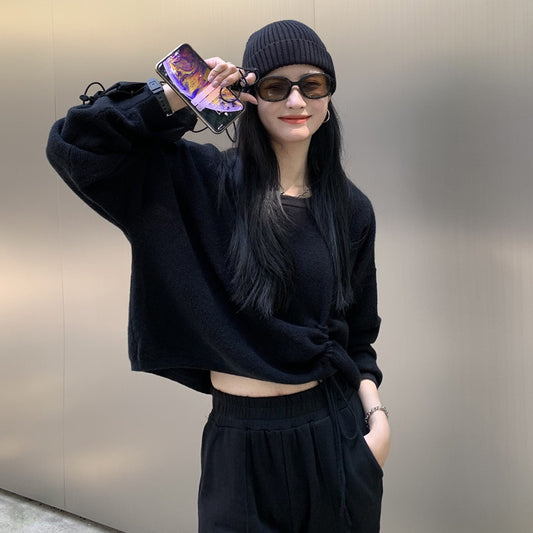 Trendy Knit Sweater for Women - Casual Long Sleeve Top