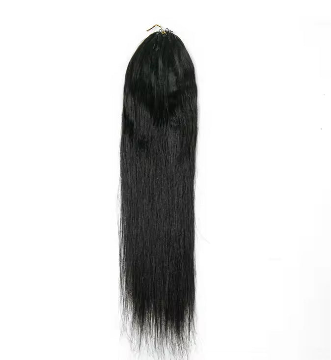 Feather Crochet Human Hair Braiding Extensions