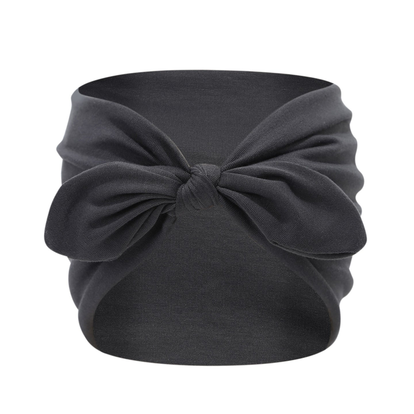 Wide-edge rabbit-ear hairband - solid color elastic yoga sports headband