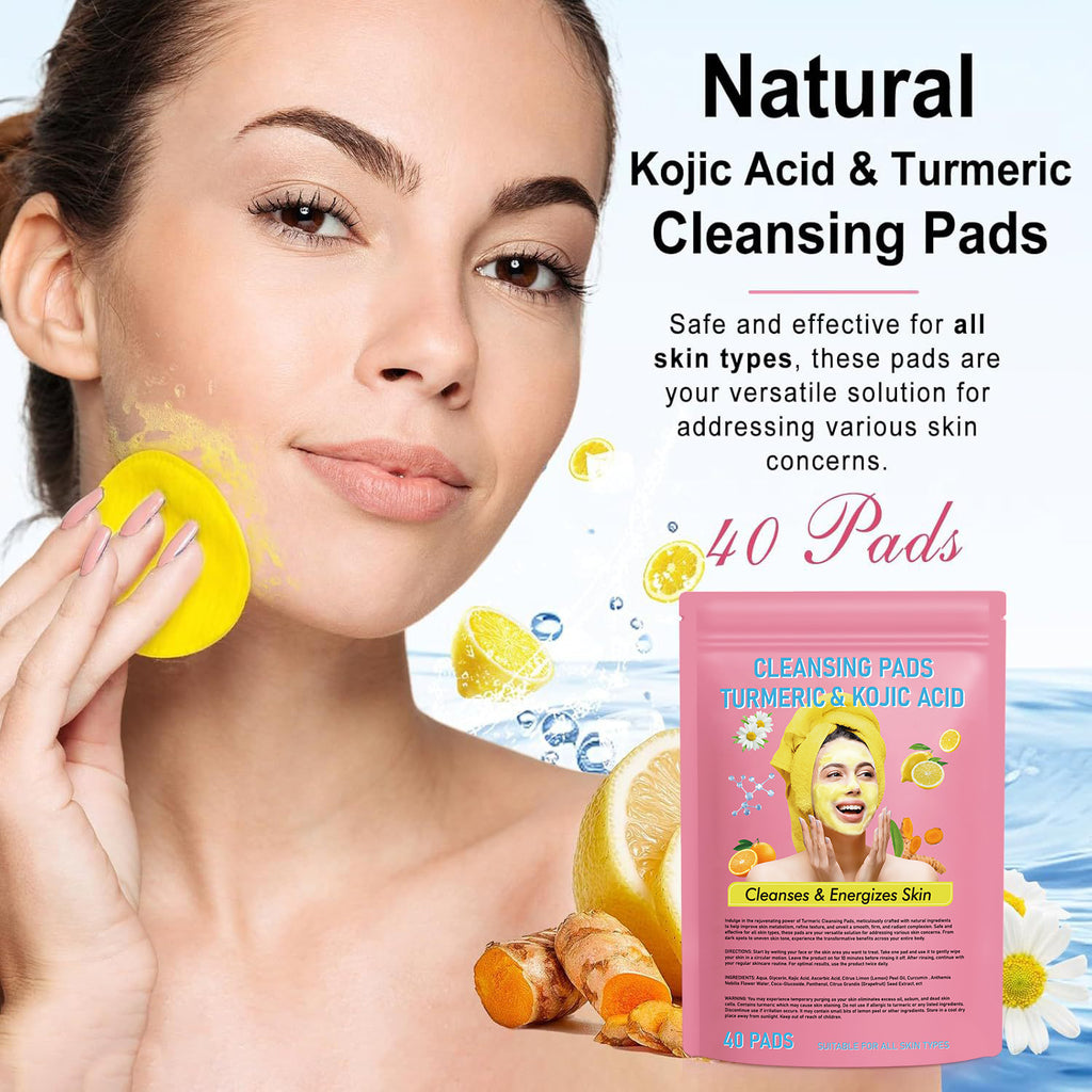 Turmeric Kojic Acid Facial Cleansing Pad