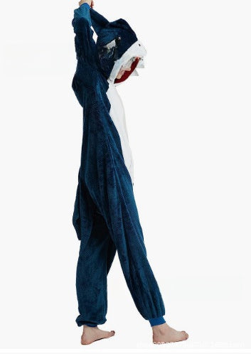 2025 New Flannel Cartoon Animal Onesie Pajamas for Couples