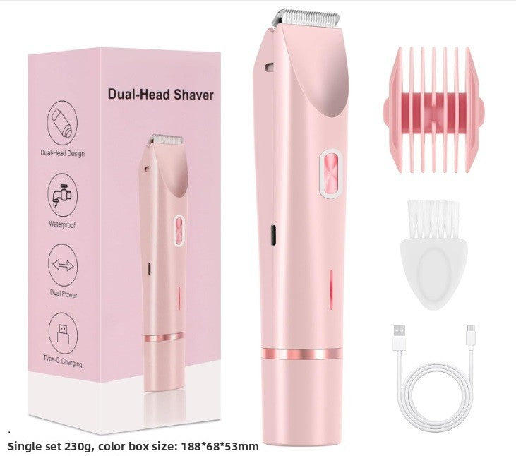 Ladies' hair trimming and shaving instrument